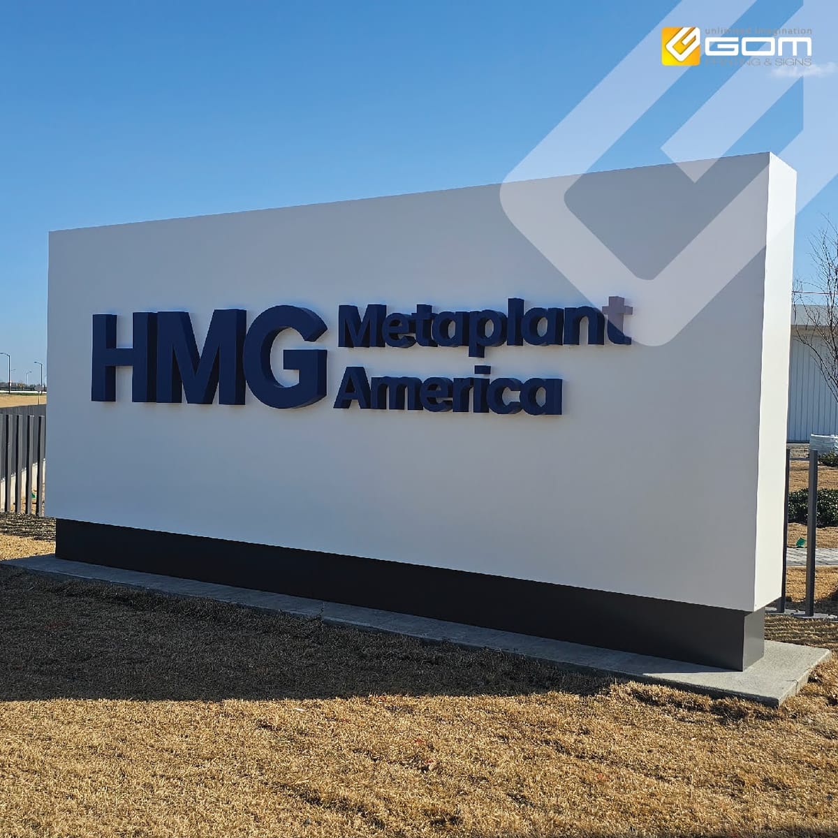 HMG Metaplant America — Monument Sign